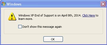 end of support windows xp