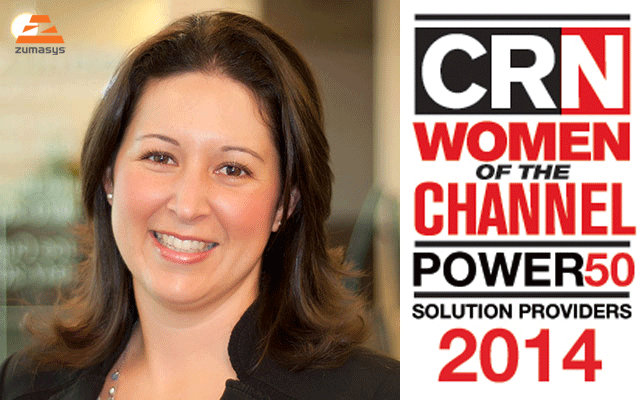 Zumasys COO Named to CRN Women of the Channel 2014